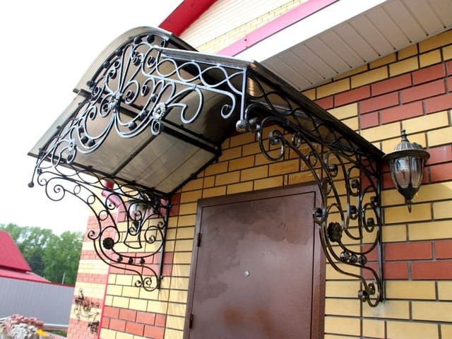кованые и сварные козырьки Апрелевка
